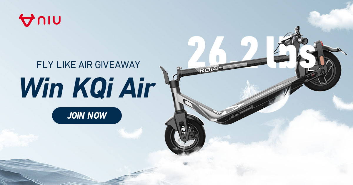 KQi Air Giveaway NIU® Official